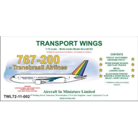  Boeing 767-200 Transbrasil Airlines. Pour plus de renseignements sur ce produit : http://www.aim72.co.uk/page231.html