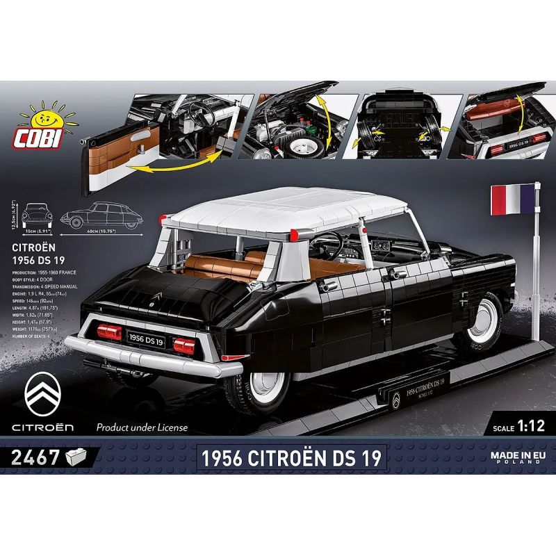 2470 PCS VOITURES/24350/ 1956 CITROËN DS. 19