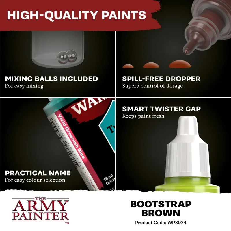 Army Painter - Warpaints Fanatic - Bootstrap Brown