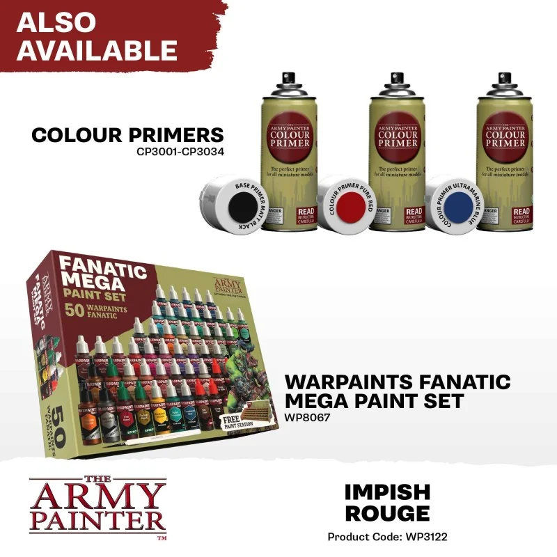 Army Painter - Warpaints Fanatic - Impish Rouge