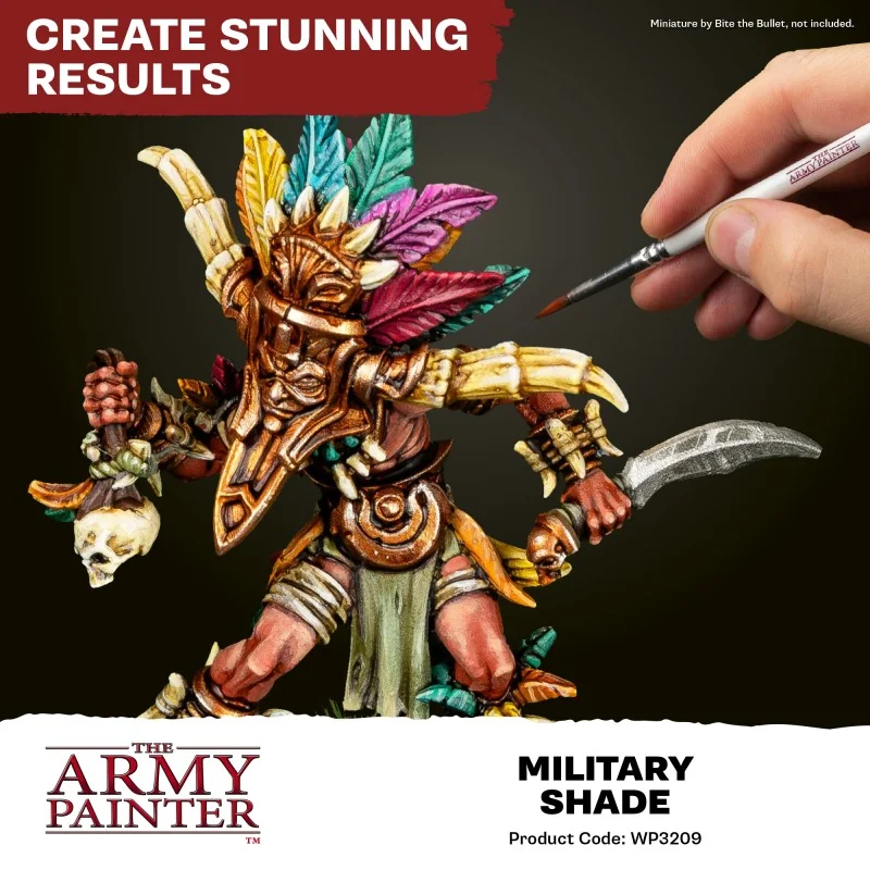 Army Painter - Warpaints Fanatic Wash - Military Shade