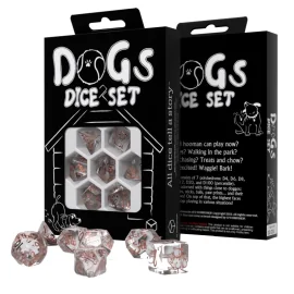 Set de dés Chiens - Bulles