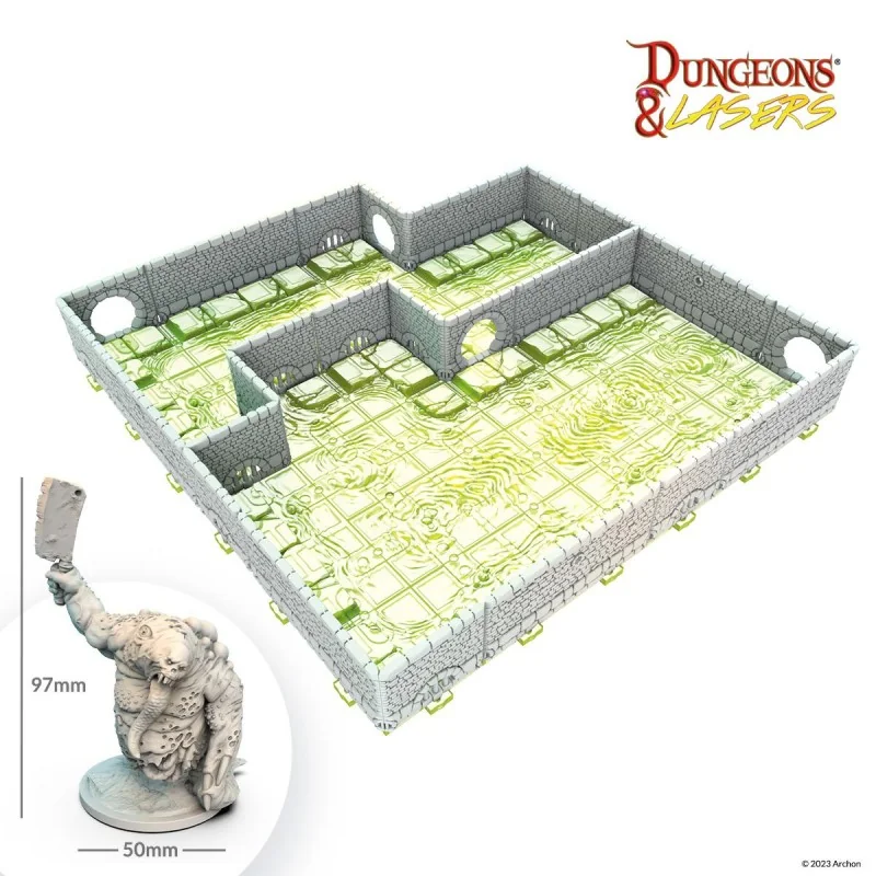 DUNGEONS & LASERS - DÉCORS - SEWERS CORE SET