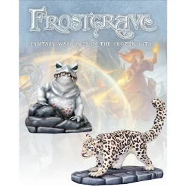 Frostgrave - Crapaud & Léopard des Glaces