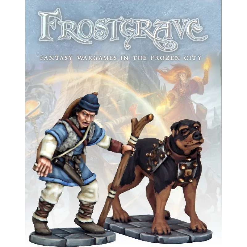 Frostgrave - Chasseur & Chien de Guerre