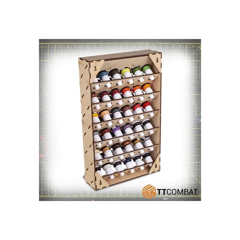 TT COMBAT & VALLEJO / ARMY PAINTER PAINT RACK 36