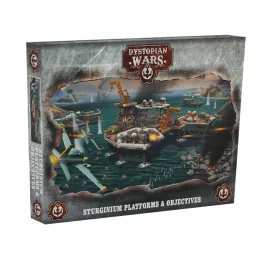 DYSTOPIAN WARS - STURGINIUM PLATFORMS & OBJECTIVES SET