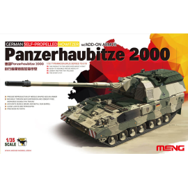 Maquette GER Panzerhaubitze 2000 obusier automoteur avec des add sur Armour