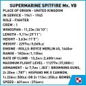 HC WWII /5725/ SUPERMARINE SPITFIRE MKVB