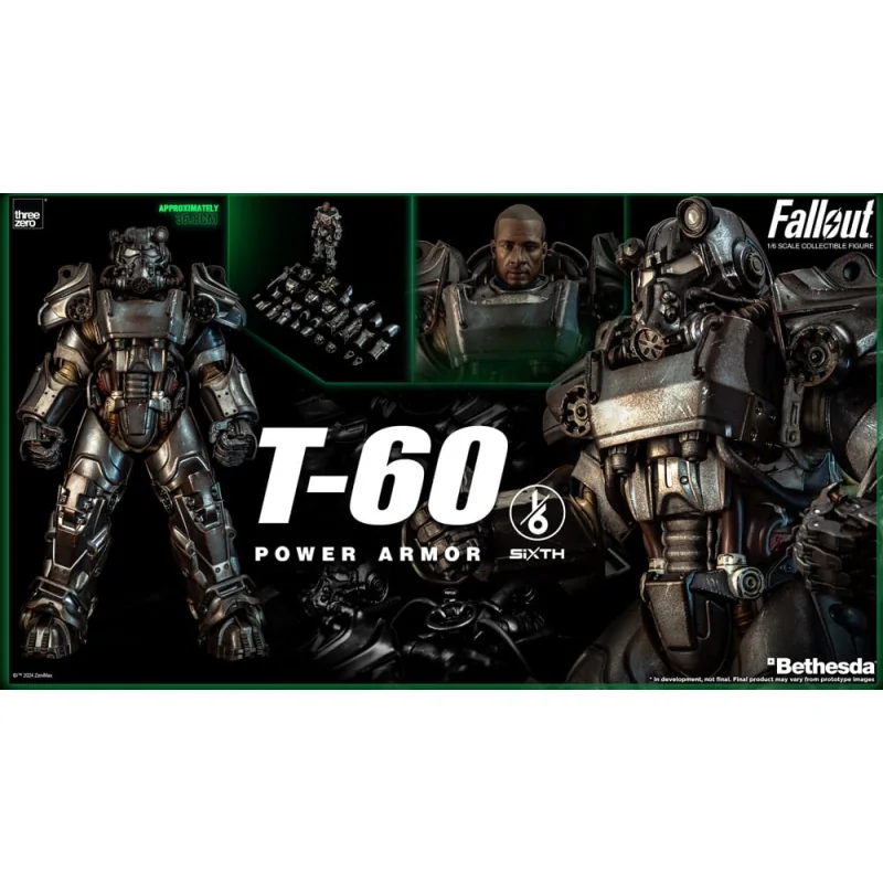 Fallout figurine FigZero 1/6 T-60 Power Armor 37 cm