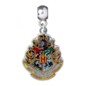 Harry Potter breloque plaqué argent Hogwarts Crest