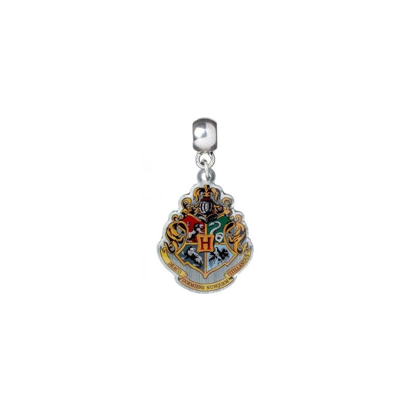 Harry Potter breloque plaqué argent Hogwarts Crest