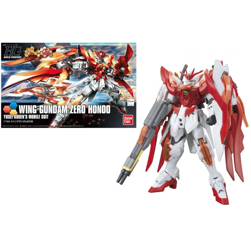 Gundam: High Grade - Wing Gundam Zero Honoo 1: 144 Model Kit