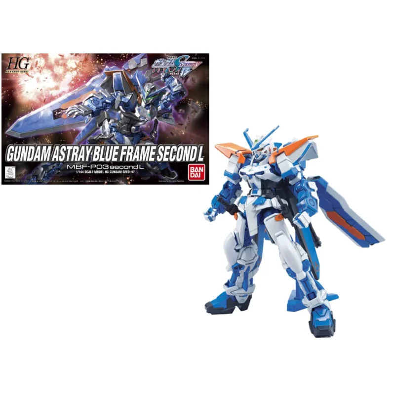 Gundam Seed: HG - Gundam Astray Blue Frame Second L - Kit de modèle 1: 144