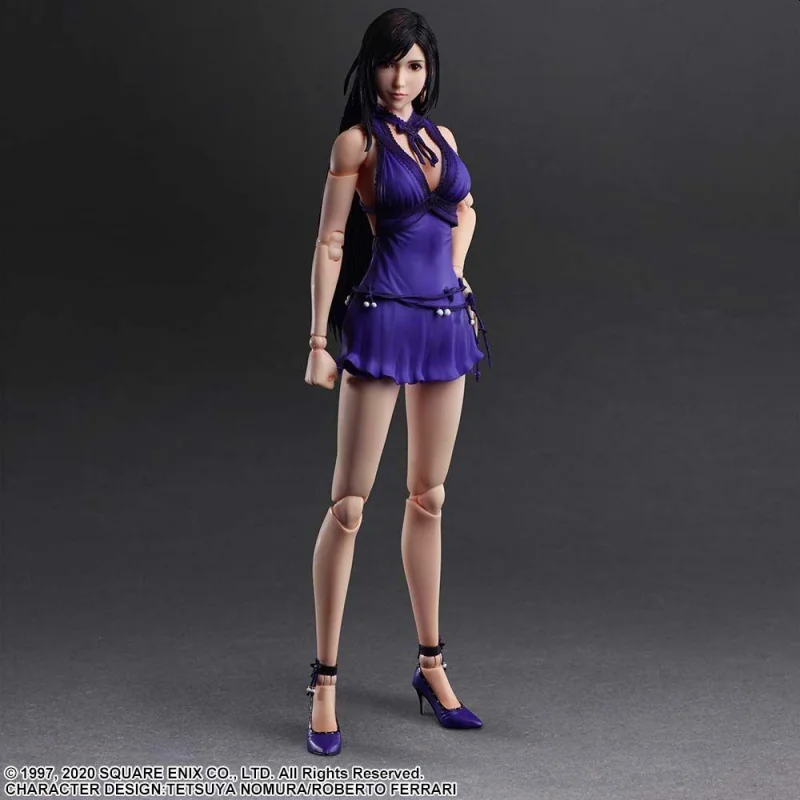 Final Fantasy VII Remake Play Arts Kai figurine Tifa Lockhart Dress Ver. 25 cm