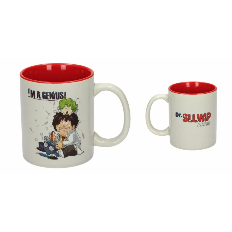 Dr. Slump mug Genius