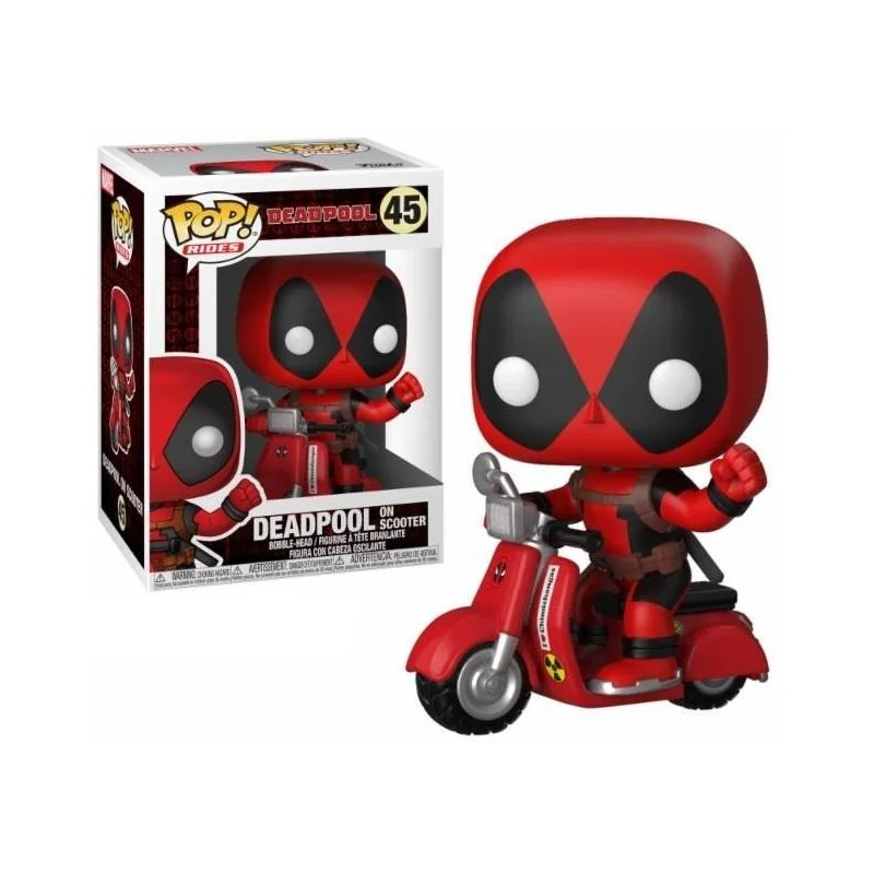 Deadpool POP! Rides Vinyl figurine Deadpool & Scooter 10 cm