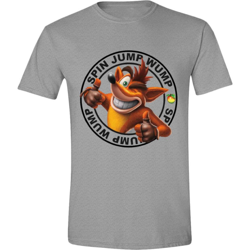 CRASH BANDICOOT - T-Shirt Jump Wump Crash Logo 