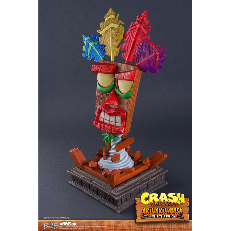 Crash Bandicoot réplique 1/1 Aku Aku Mask 65 cm