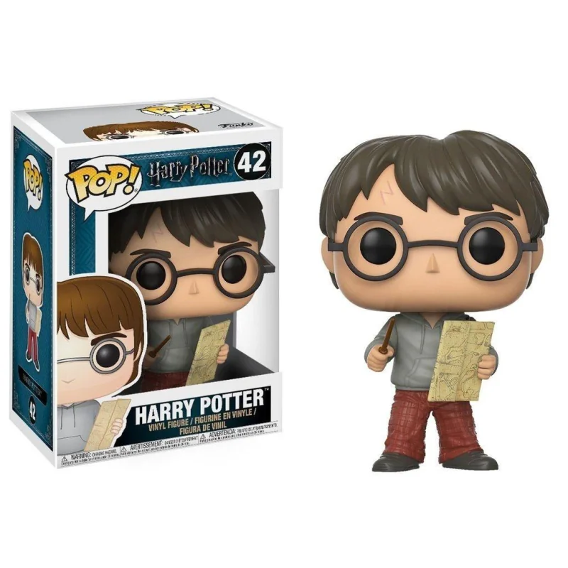 Harry Potter POP! Movies Vinyl figurine Harry Potter with Marauders Map 9 cm