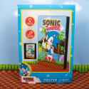 Sonic Poster avec fonction lumineuse