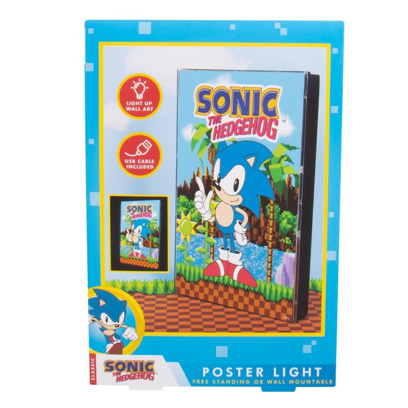 Sonic Poster avec fonction lumineuse