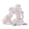 DISNEY - 'White&Silver' - Blanche-Neige & Simplet - Tirelire - 17cm