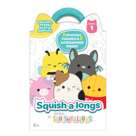 Squishmallow Squish a longs pack 8 mini figurines Style 4 3 cm