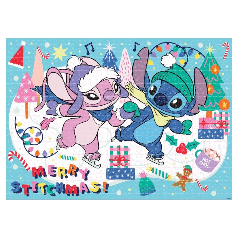 STITCH & ANGEL - Calendrier de l'Avent - Puzzle 1000P '50x70cm'