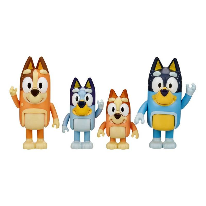 Bluey 4 pack figurines