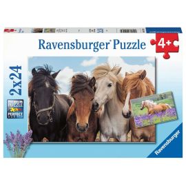 Puzzles 2x24 p - L'amour des chevaux