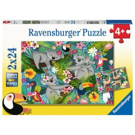 Puzzles 2x24 p - Koalas et paresseux