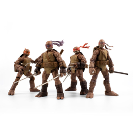 Tortues Ninja pack 4 figurines BST AXN Zombie Turtle (IDW Comics) 13 cm