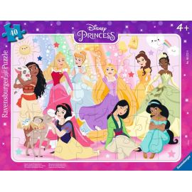 Puzzle cadre 30-48 p - Nous sommes les princesses Disney