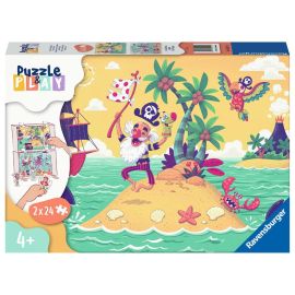 Puzzle & Play - 2x24 p - La chasse au trésor des pirates