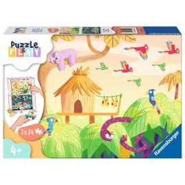 Puzzle & Play - 2x24 p - Exploration de la jungle