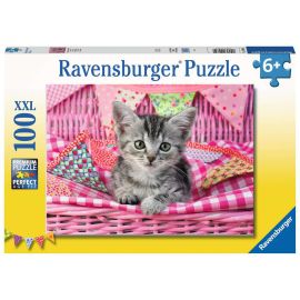 Puzzle 100 p XXL - Joli chaton