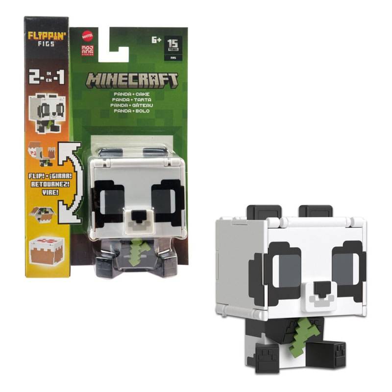 Minecraft figurine Flippin Panda & Gâteau