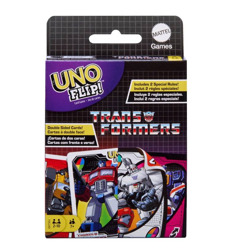 Transformers jeu de cartes UNO Flip!