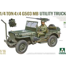 ¼-ton 4×4 G503 Willys MB utility truck (1:16)