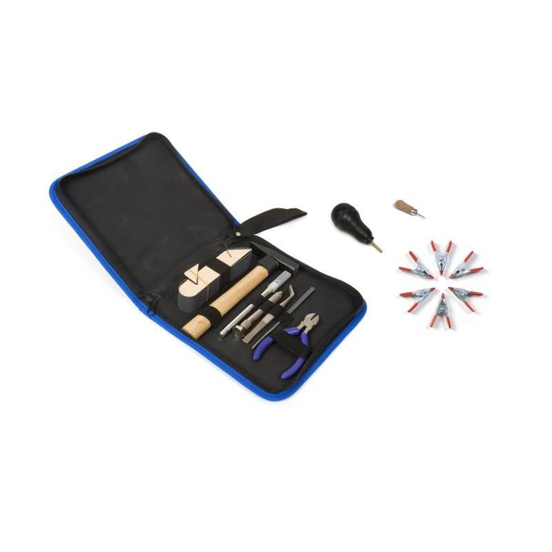 PACK D'OUTILS COMPLET (19103 Kit outillage & trousse de rangement + 19108 cloueur + 19117 Micro poinçon + 19118 6 Mini pinces d