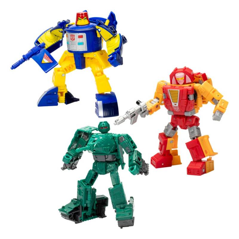 Transformers Legacy United Deluxe Class pack 3 figurines Go-Bot Guardians 14 cm