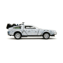 Retour vers le Futur DeLorean Time Machine Frost 1/32 métal Hollywood Rides