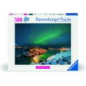 Puzzle 500 p - Lumières du nord, Tromsø, Norvège (Puzzle Highlight, Scandinavian)