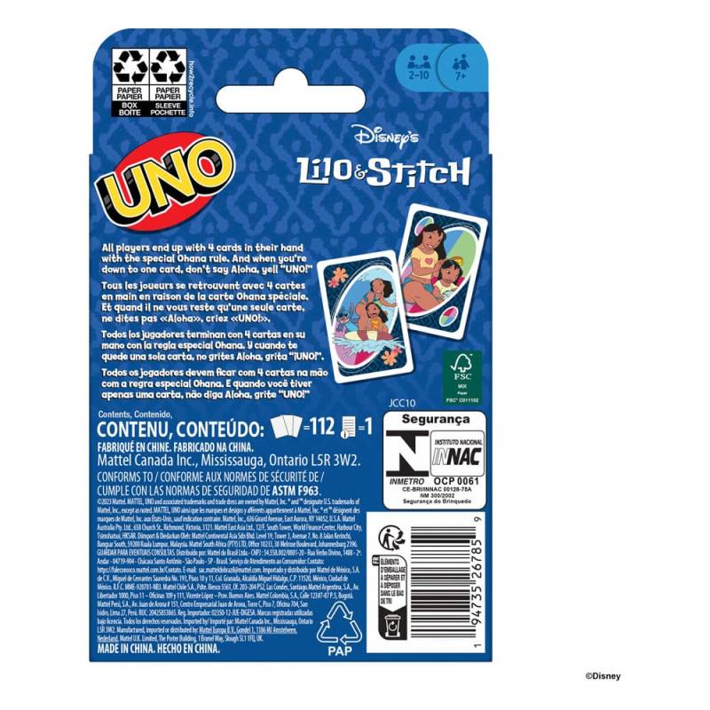 Lilo & Stitch jeu de cartes UNO