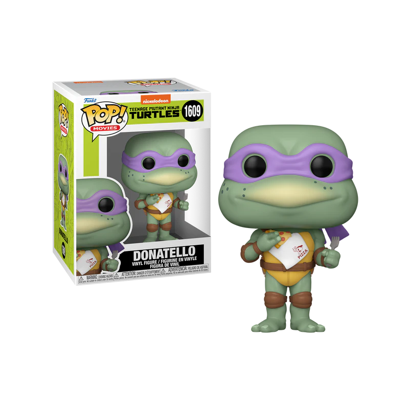 LES TORTUES NINJAS - POP Movie N° 1609 - Donatello avec Pizza