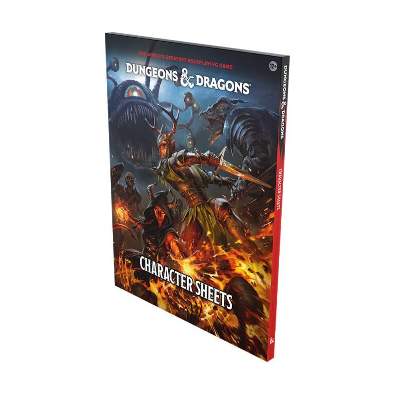 WOTCD38980000 Dungeons & Dragons RPG Fiches de personnage 2024 *ANGLAIS*