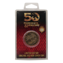 Dungeons & Dragons pièce de collection 50th Anniversary Antique Gold Edition 4 cm