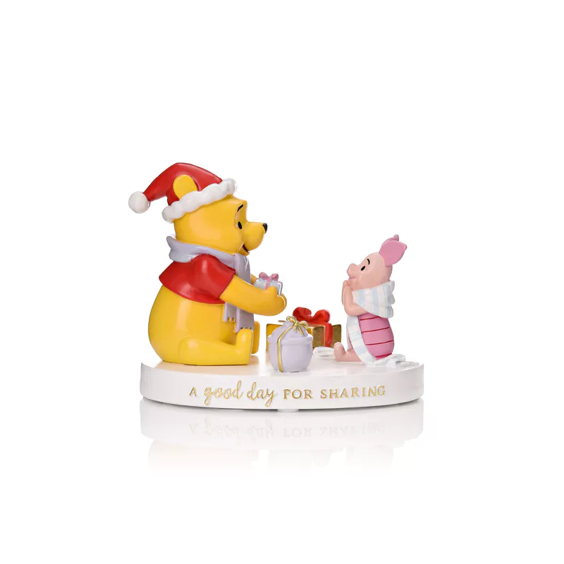 DISNEY - Winnie L'Ourson & Porcinet - Noël - Figurine