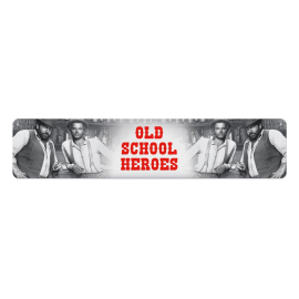 Bud Spencer & Terence Hill panneau métal Old School Heroes 46 x 10 cm
